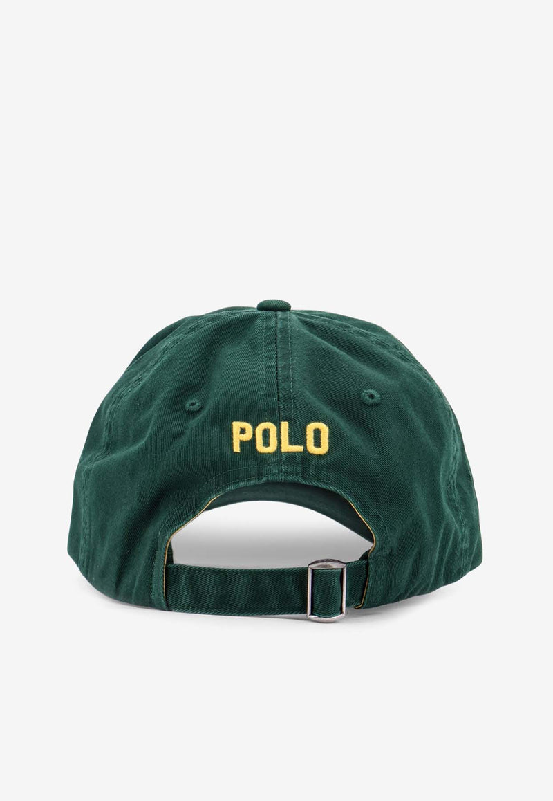 Polo Ralph Lauren Logo Embroidered Baseball Cap Green 710950603_001