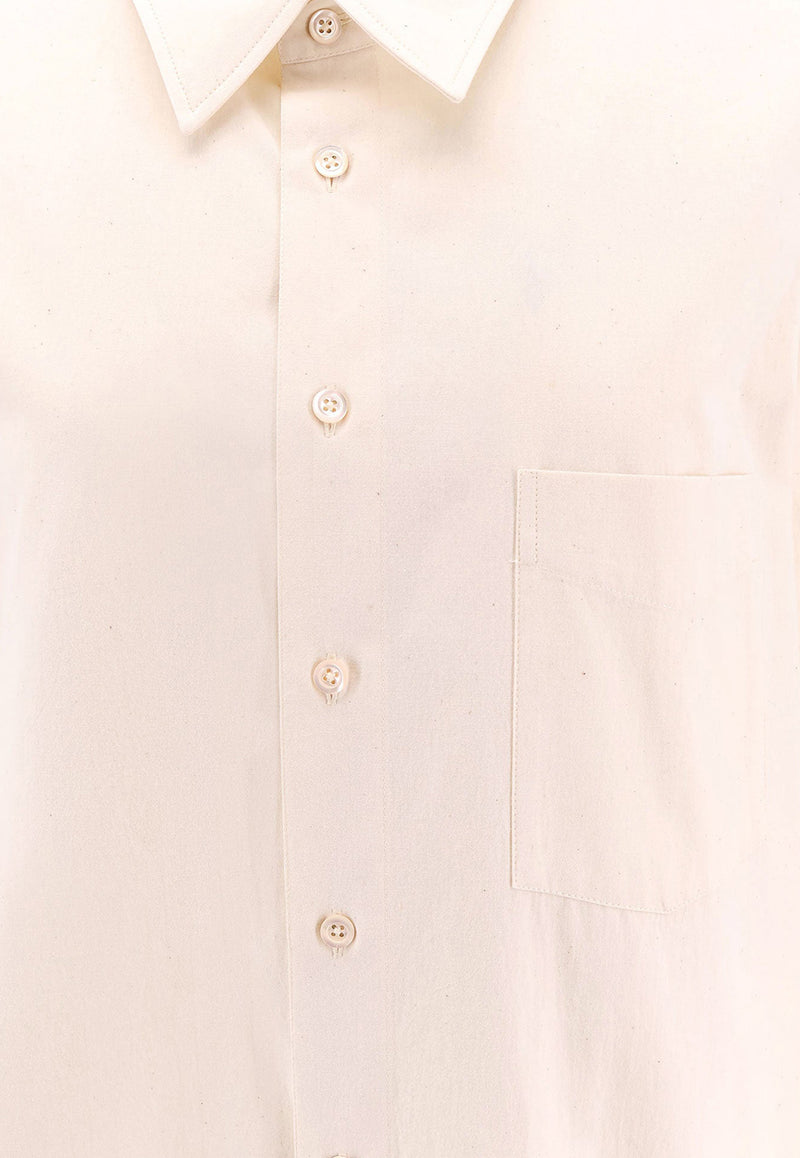 Maison Margiela Basic Long-Sleeved  Shirt White S51DT0017S54352_102