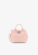 Longchamp Small Le Roseau Top Handle Bag Pink 10273HFP_P90