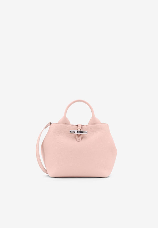 Longchamp Small Le Roseau Top Handle Bag Pink 10273HFP_P90