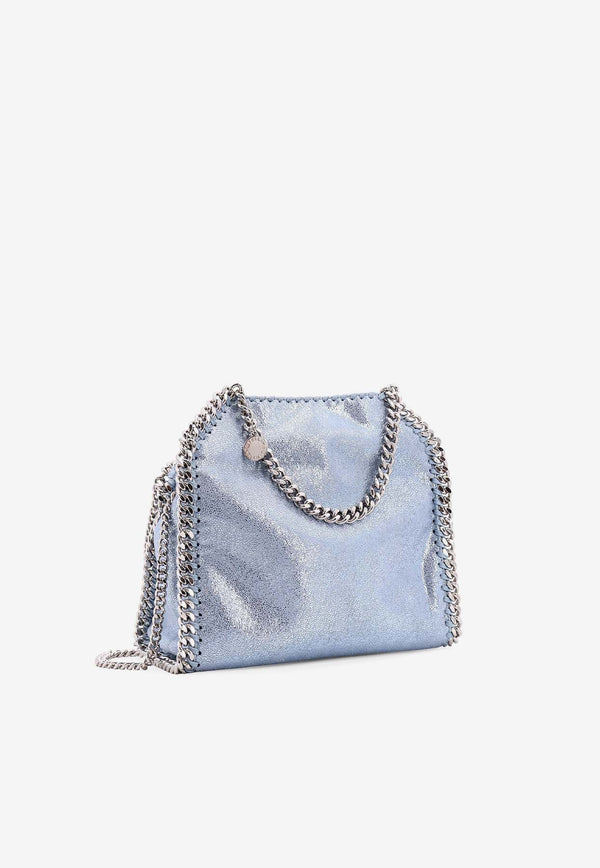 Stella McCartney Mini Falabella Faux Leather Tote Bag Blue 371223WP0301_4200