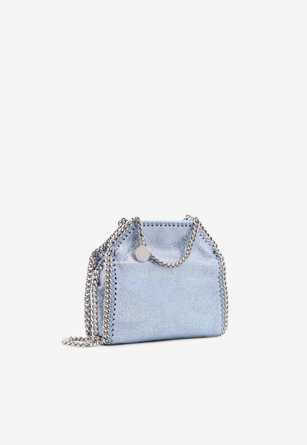 Stella McCartney Tiny Falabella Pearl Tote Bag Blue 391698WP0301_4200