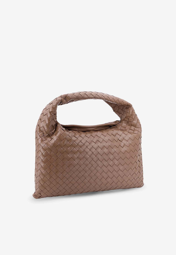 Bottega Veneta Small Hop Intrecciato Leather Shoulder Bag Pinecone 796262V3IV1_2360