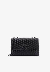 Tory Burch Kira Convertible Leather Crossbody Bag Black 90857_003