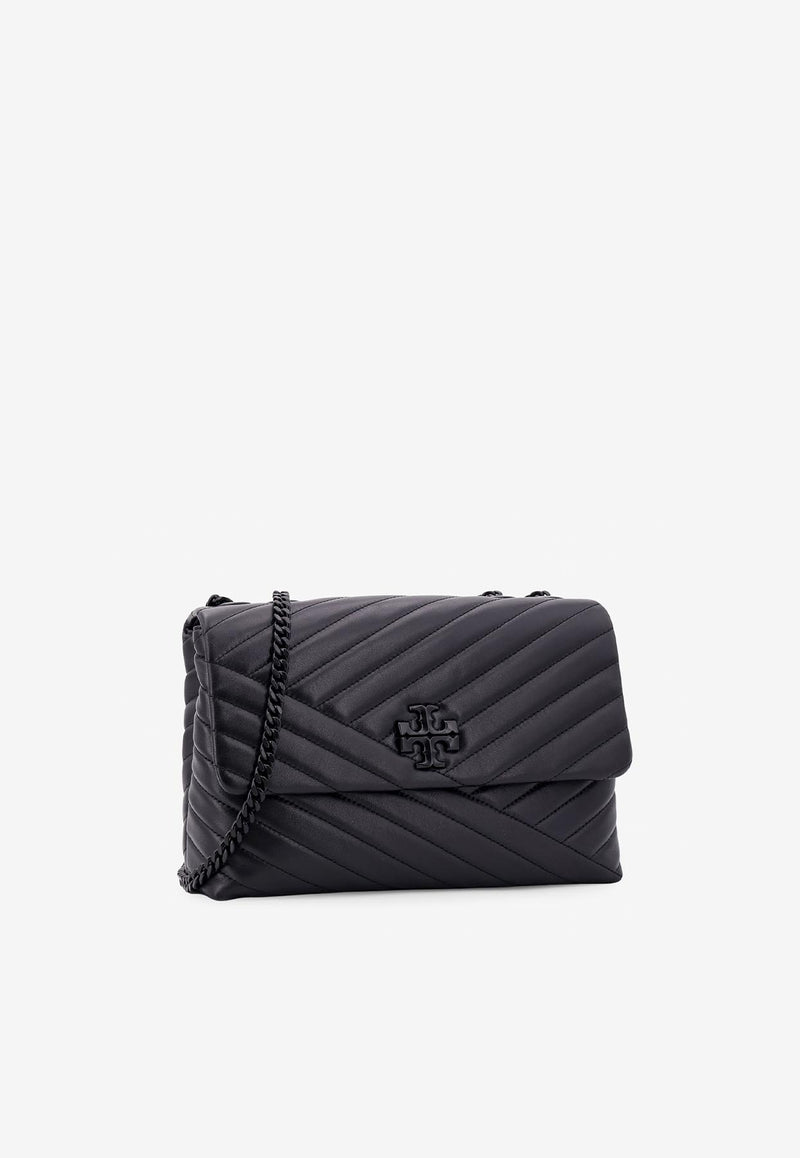 Tory Burch Kira Convertible Leather Crossbody Bag Black 90857_003