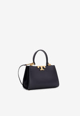 Tory Burch Mini Eleanor Leather Shoulder Bag Black 154816_001