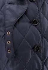 Burberry Fernleigh Quilted Jacket Blue 8100658_A1177