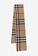 Burberry Vintage Check Wool-Blend Scarf Beige 8078779_A7026