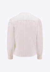 Marant Etoile Valmira Embroidered Top White HT0581FAC1J14E_20WH