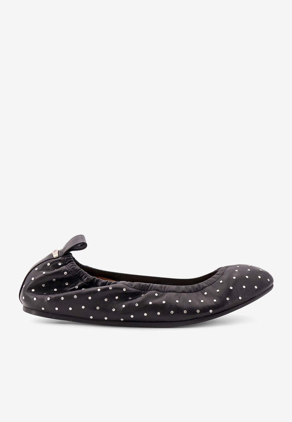 Isabel Marant Belna Studded Leather Ballet Flats Black BN0005FAC1A27S_01BK