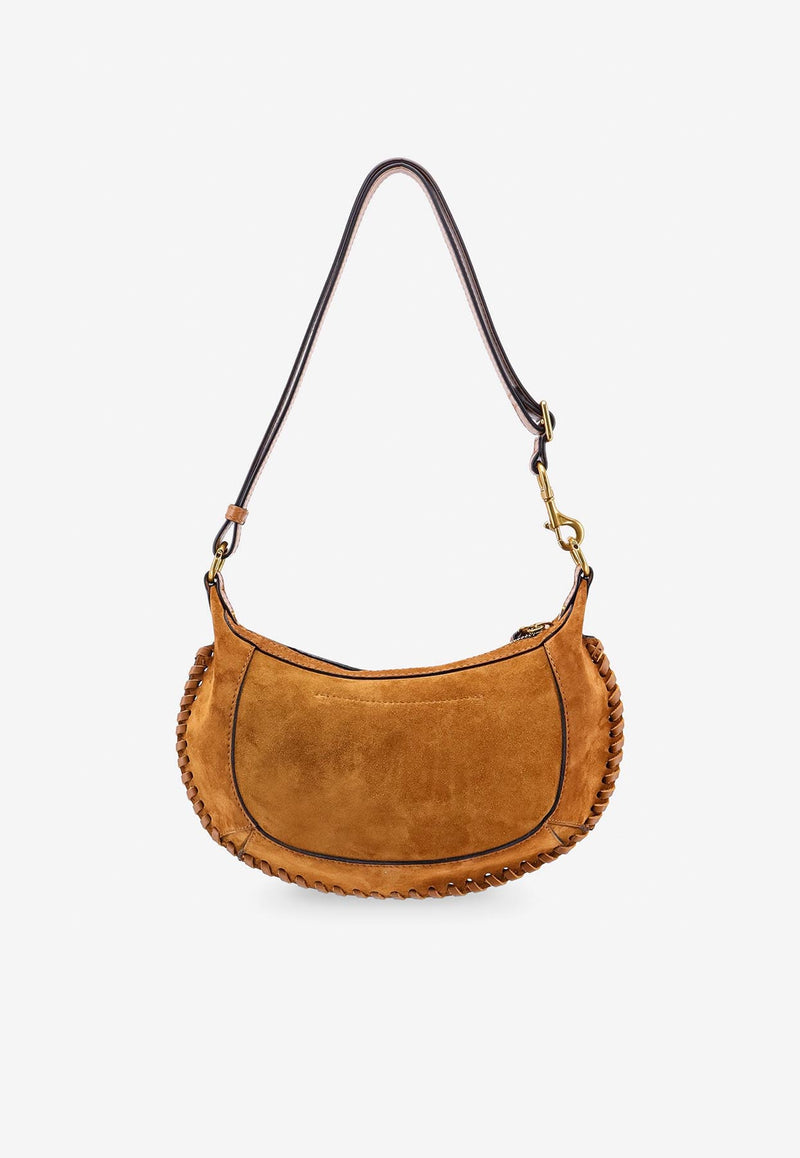 Isabel Marant Oskan Moon Suede Shoulder Bag Brown PP0003FBB3C07M_50CO