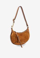 Isabel Marant Oskan Moon Suede Shoulder Bag Brown PP0003FBB3C07M_50CO