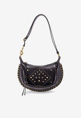 Isabel Marant Oskan Moon Leather Shoulder Bag Black PP0003FAC1C13M_01BK