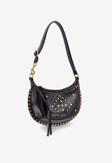 Isabel Marant Oskan Moon Leather Shoulder Bag Black PP0003FAC1C13M_01BK