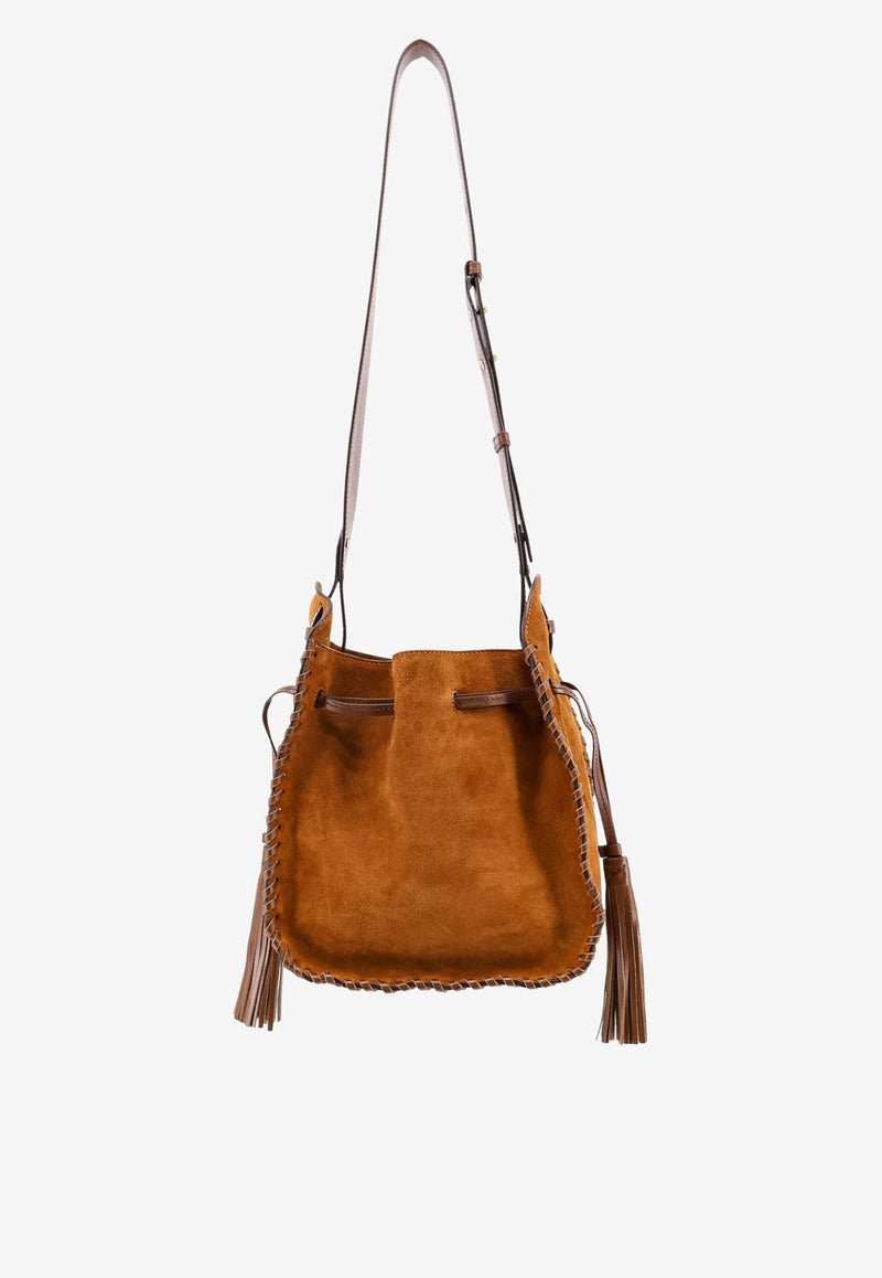 Isabel Marant Silao Suede Crossbody Bag Brown PP0306FBC1C12M_50CO