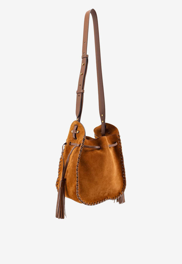 Isabel Marant Silao Suede Crossbody Bag Brown PP0306FBC1C12M_50CO