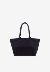 Isabel Marant Yenky Canvas Logo Tote Bag Black PM0062FAA1X18M_01BK