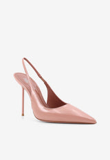 Paris Texas Lidia 105 Patent Leather Slingback Pumps Pink PX913XVN01_DARKPHARD