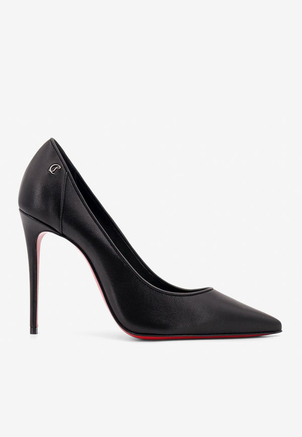 Christian Louboutin Sporty Kate 100 Leather Pumps Black 1250032_B439