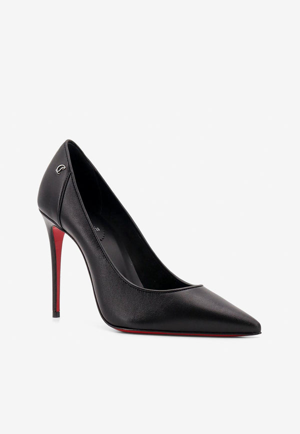 Christian Louboutin Sporty Kate 100 Leather Pumps Black 1250032_B439