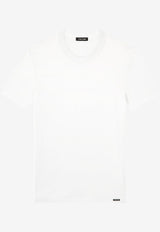 Tom Ford Basic Crewneck T-shirt White T4M081040_100