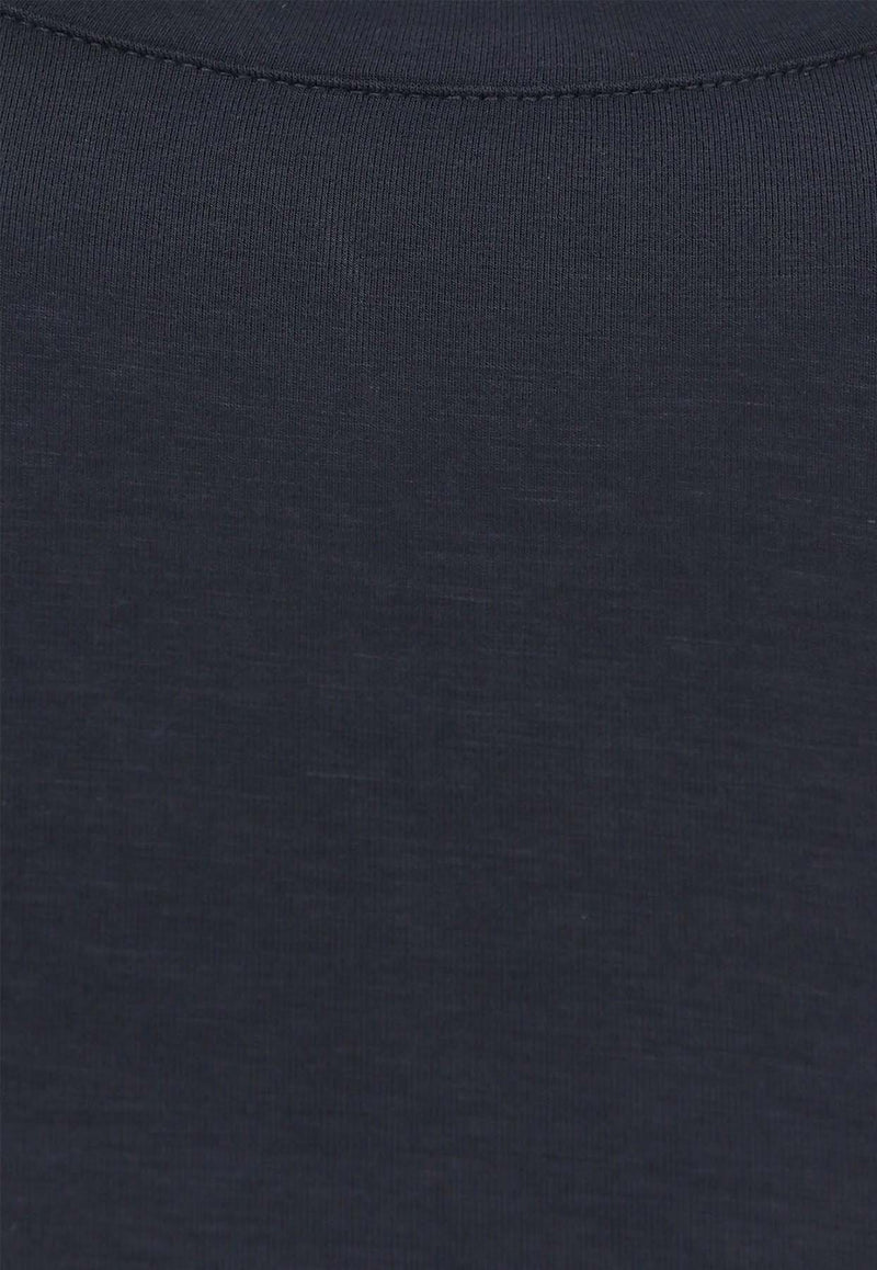 Giorgio Armani Basic Long-Sleeved T-shirt Blue 3GST51SJP4Z_UBSG