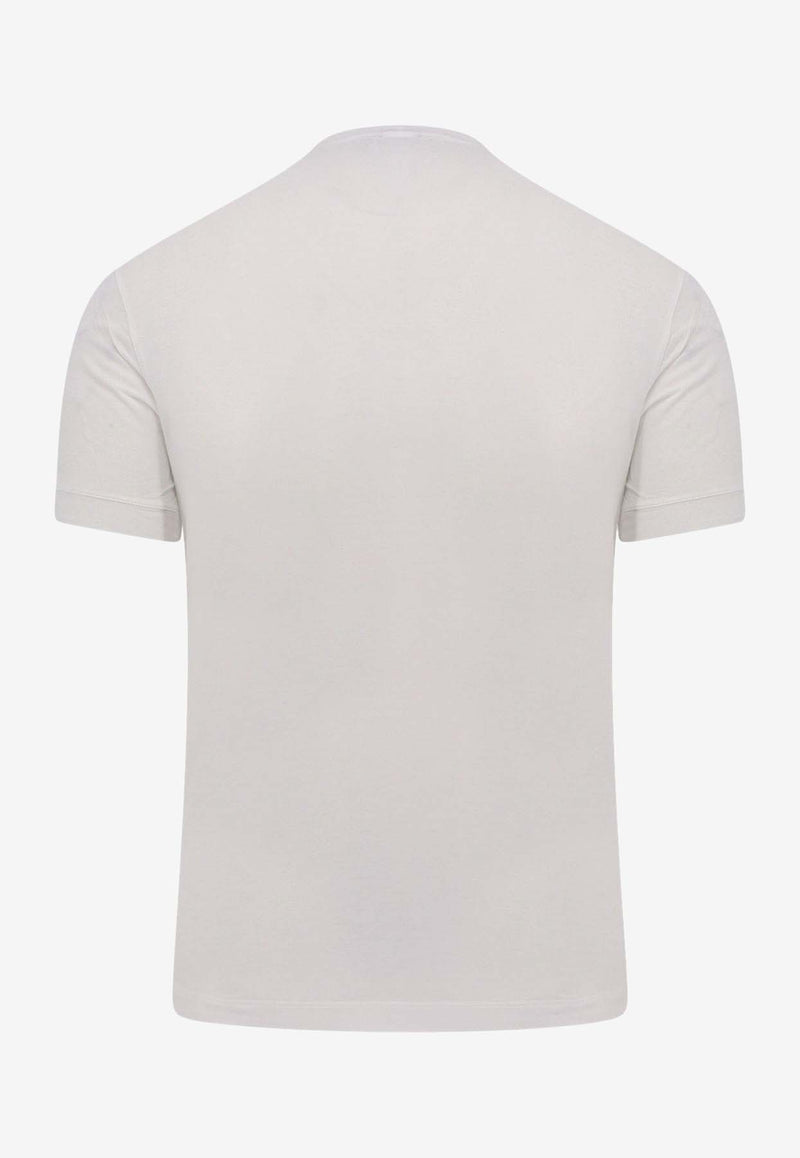 Giorgio Armani Signature Logo T-shirt White 6GST56SJP4Z_U090