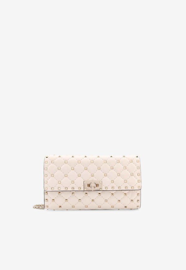 Valentino Rockstud Spike Shoulder BagIvory 6W2B0137NAP_I16