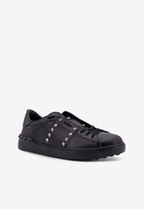 Valentino Rockstud Untitled Leather Sneakers Black 6Y2S0931BXE_0NO