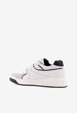 Valentino One Stud Leather Low-Top Sneakers White 6Y2S0E71NWN_0N2