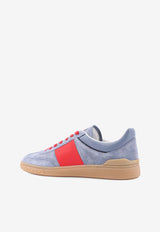 Valentino Upvillage Leather and Suede Sneakers Blue 6Y2S0H77LAL_RJD