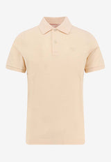 Valentino Embroidered VLogo Polo T-shirt Beige 6V3MH03UAQ7_581