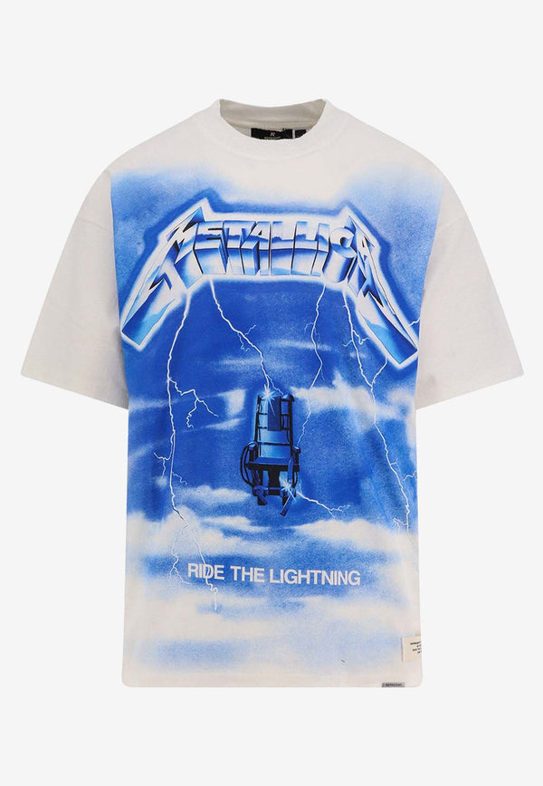 Represent X Metallica Ride The Lightning T-shirt White MLM4382_072