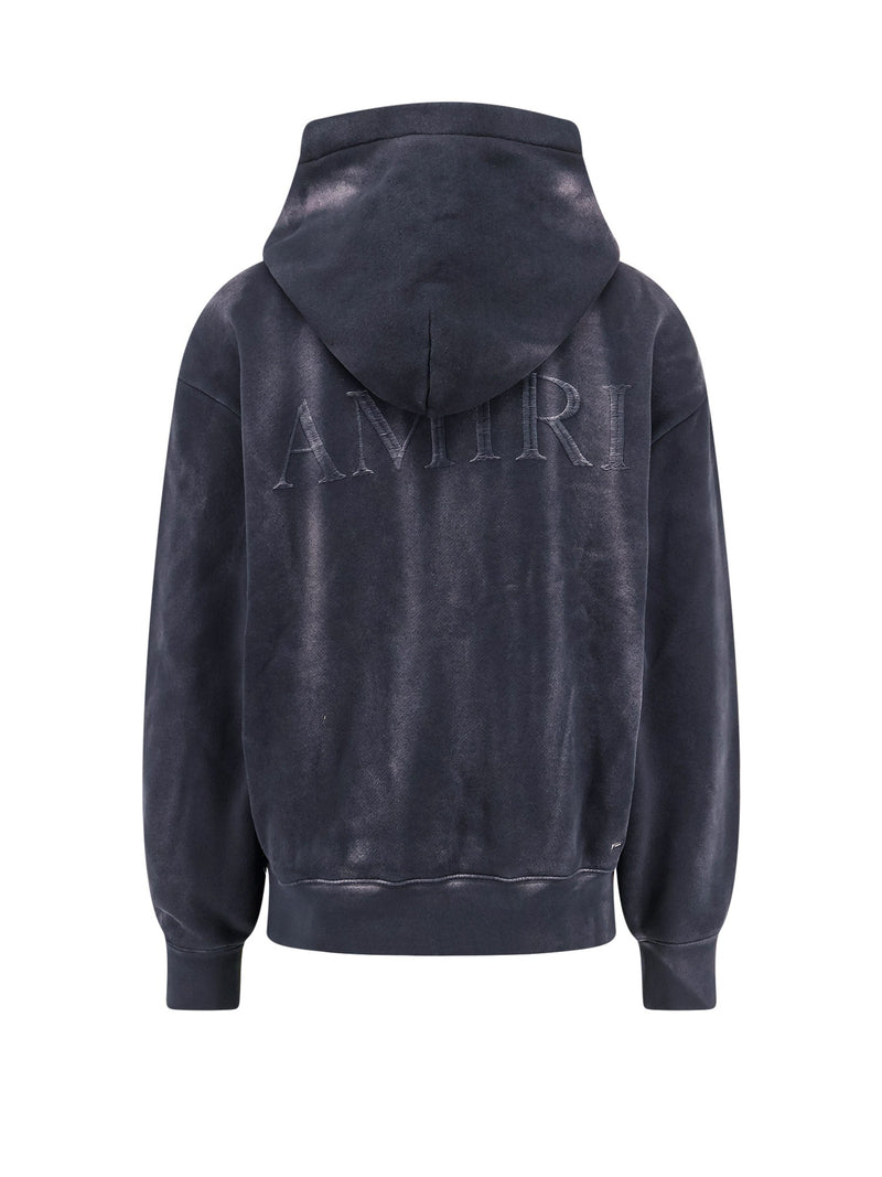 Amiri Vintage Hooded Sweatshirt Black AMJYHD1086_BLACK