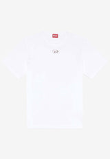 Diesel T-Adjust-Od Logo T-shirt White A178800CLBR_100