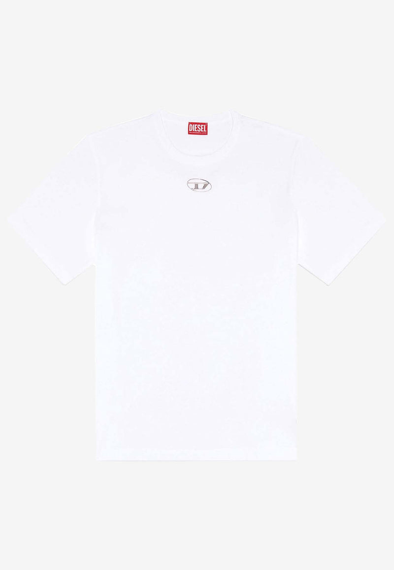 Diesel T-Adjust-Od Logo T-shirt White A178800CLBR_100