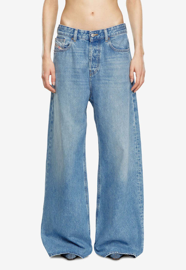 Diesel 1996 D-Sire Wide-Leg Jeans Blue A0692609I29_01