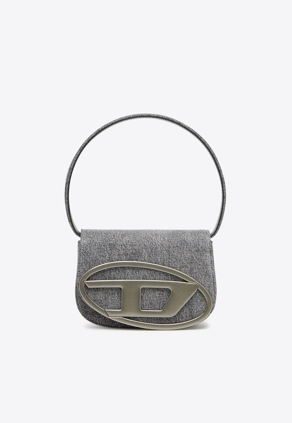 Diesel 1DR Stonewashed Denim Shoulder Bag Gray X08396P1309_H1841