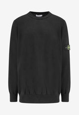 Stone Island Compass Patch Crewneck SweaterBlack K1S155100053S00B2_V0029