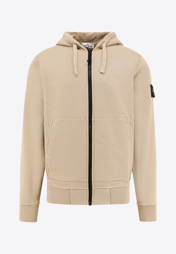 Logo-Patched Zip-Up Sweatshirt Stone Island K1S156100042S0051_V009A