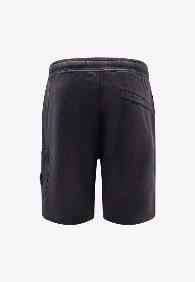 Stone Island Compass Patch Bermuda Shorts Black K1S156200012S0051_V0029