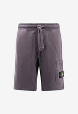 Stone Island Compass Patch Bermuda Shorts Gray K1S156200012S0051_V0065