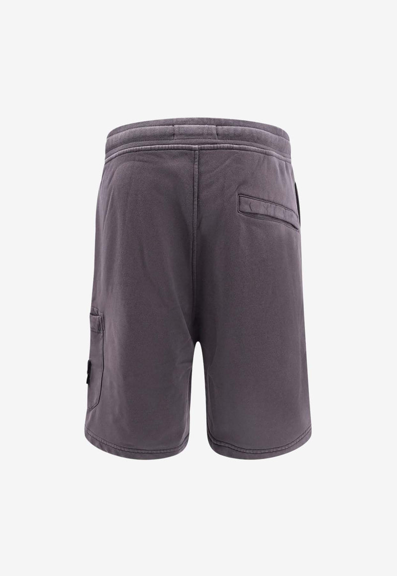 Stone Island Compass Patch Bermuda Shorts Gray K1S156200012S0051_V0065