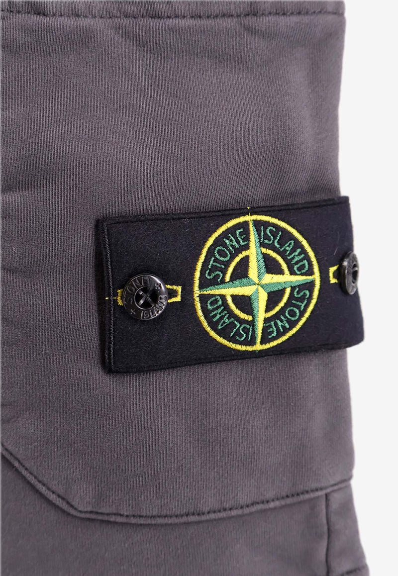 Stone Island Compass Patch Bermuda Shorts Gray K1S156200012S0051_V0065