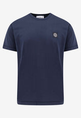 Stone Island Compass Patch T-shirt Blue K1S152100039S0013_V0020