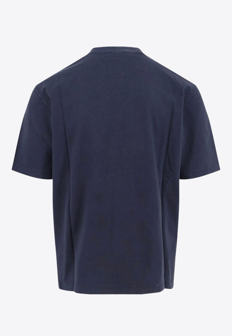 Stone Island Compass Patch T-shirt Blue K1S152100034S0115_V0020