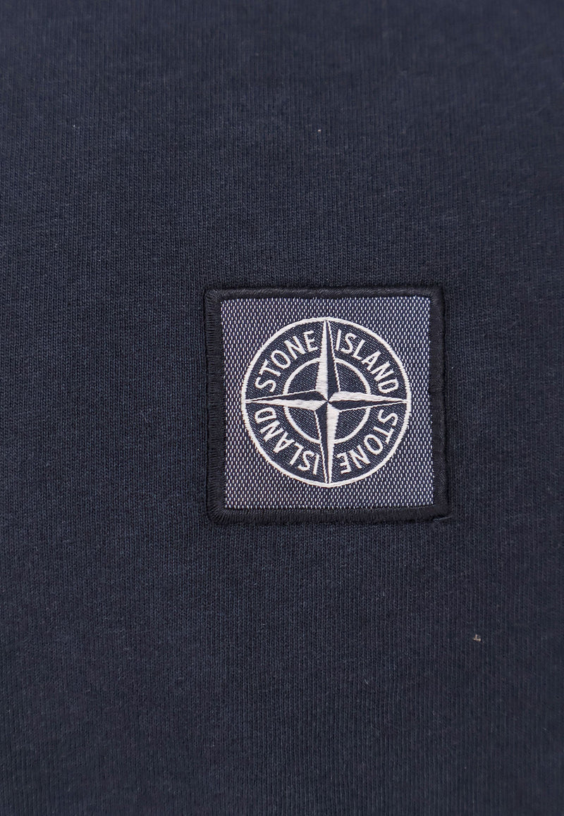 Stone Island Compass Patch T-shirt Blue K1S152100034S0115_V0020