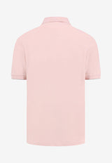 Brunello Cucinelli Embroidered Logo Polo T-shirt Pink ME8548788_CIZ64