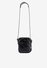 Balenciaga Le Cagole Leather Messenger BagBlack 719065210KR_1000