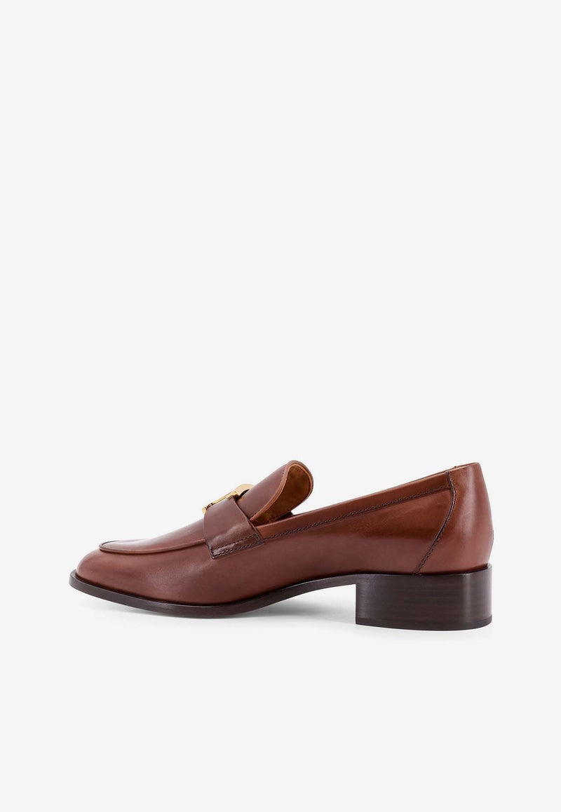 Tod's T-Timeless Leather Loafers Brown XXW28K0JB60NF5_S607